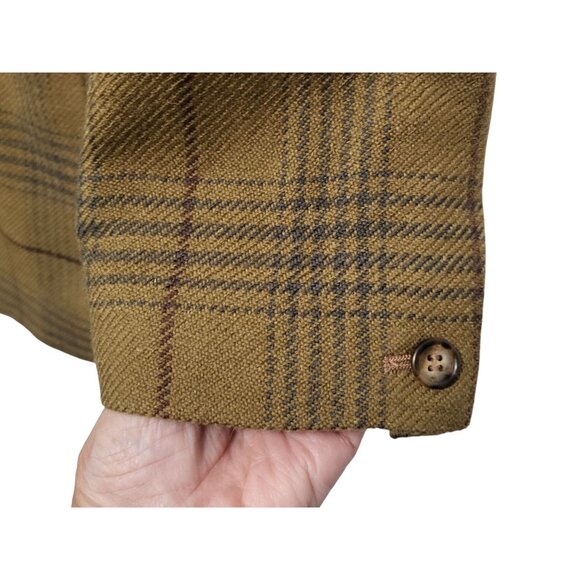Vintage The Limited America Wool Plaid Blazer - Picture 8 of 16